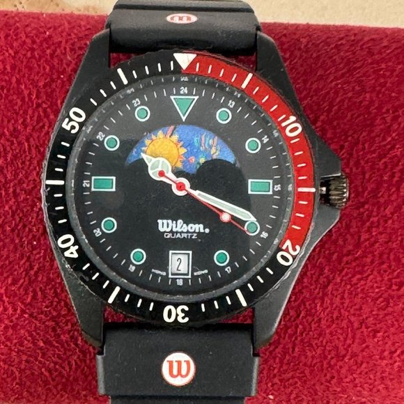 Vintage Wilson/Gemini Moon Phase sports watch - Picture 3 of 10